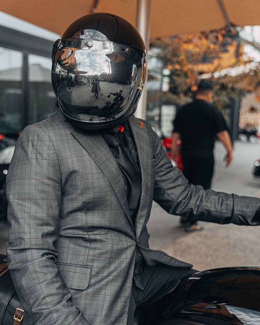 Dark Check Gray Blazer V2