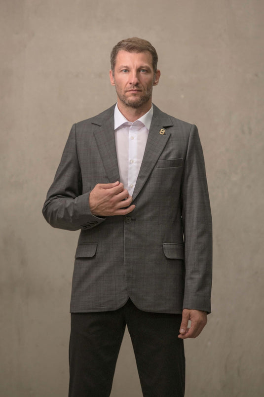 Dark Check Gray Skin
