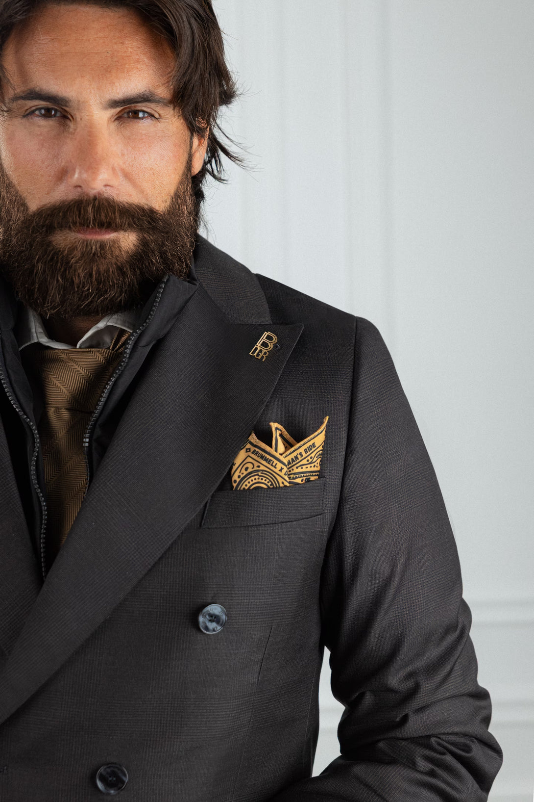 希少 SHIPS Bespoke Tailoring スーツ バルマーラム 50 Brummell x DGR Limited Edition Motorcycle Blazer 2026