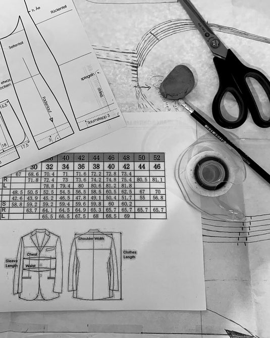Brummell Blazer prototyping and patterns 